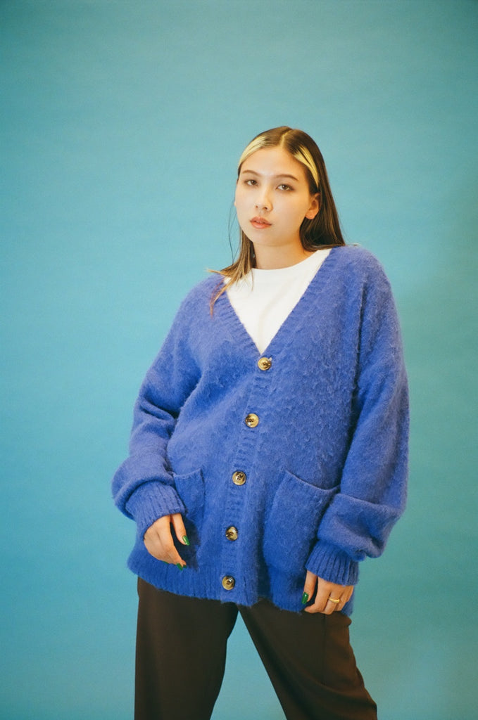 MOHAIR CARDIGAN jam apparel tokyo袖丈52cm - カーディガン/ボレロ