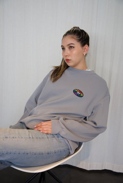 JAM WORLD EMBROIDERY SWEAT SHIRTS GRAY